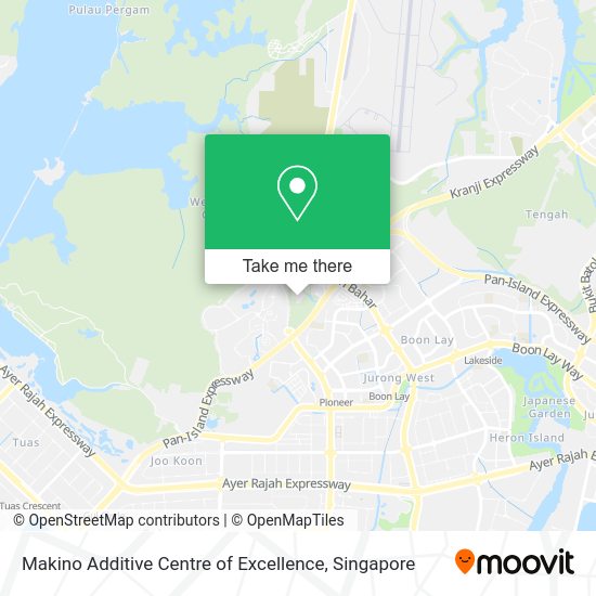 Makino Additive Centre of Excellence map