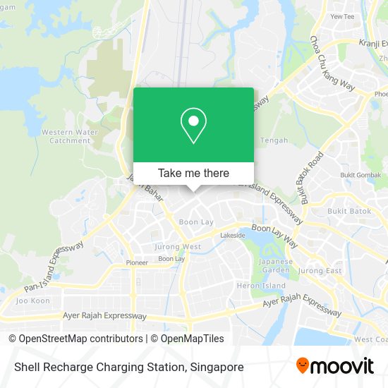 Shell Recharge Charging Station map