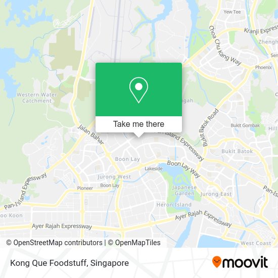 Kong Que Foodstuff map