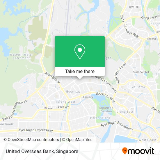 United Overseas Bank map