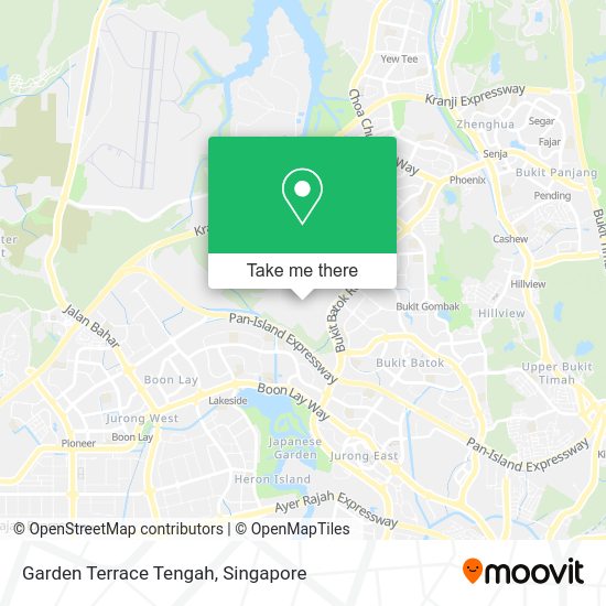 Garden Terrace Tengah map
