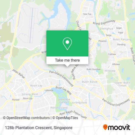 128b Plantation Crescent map