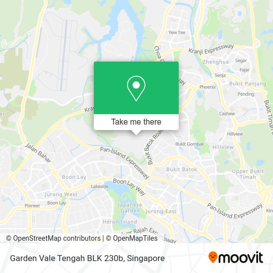 Garden Vale Tengah BLK 230b map