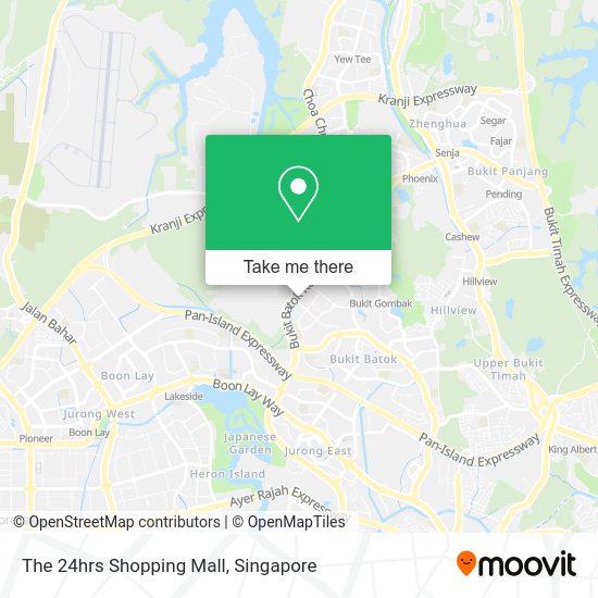 The 24hrs Shopping Mall map