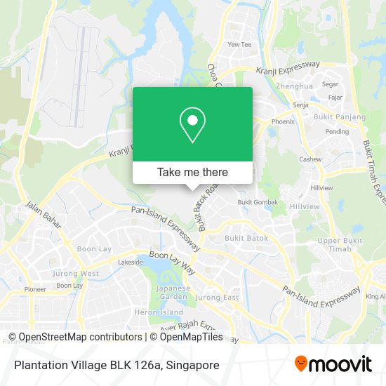 Plantation Village BLK 126a map