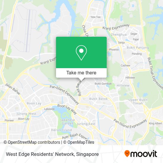 West Edge Residents' Network map
