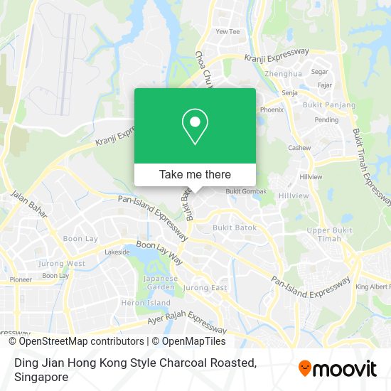 Ding Jian Hong Kong Style Charcoal Roasted map