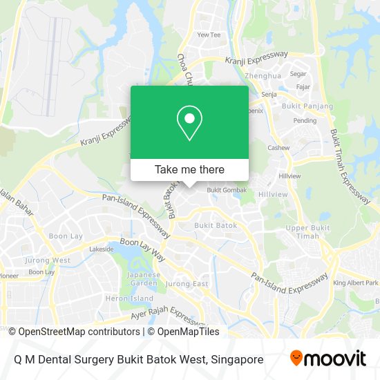 Q M Dental Surgery Bukit Batok West map