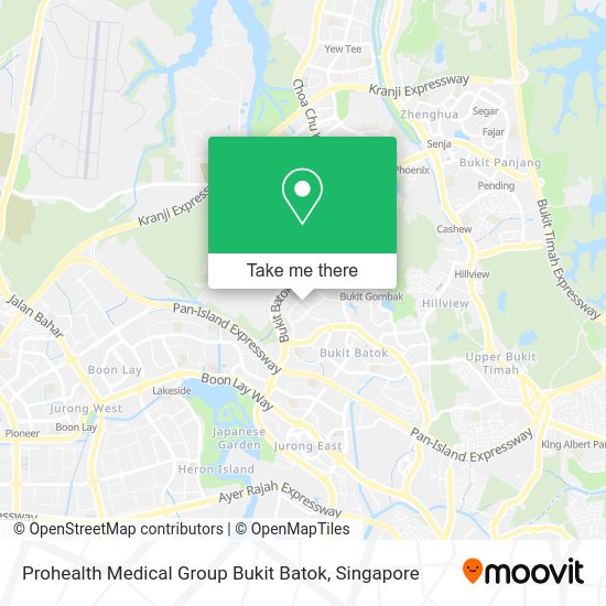 Prohealth Medical Group Bukit Batok map