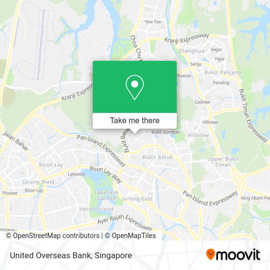 United Overseas Bank map