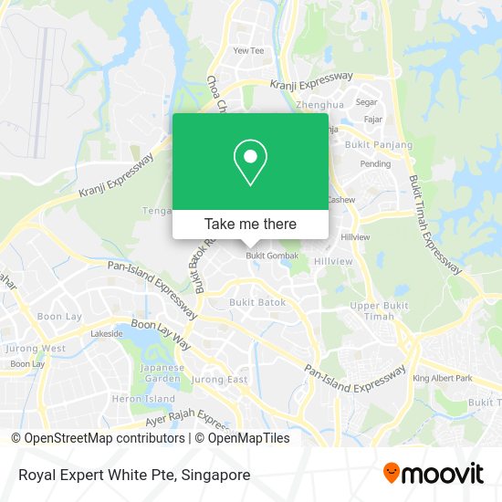 Royal Expert White Pte map