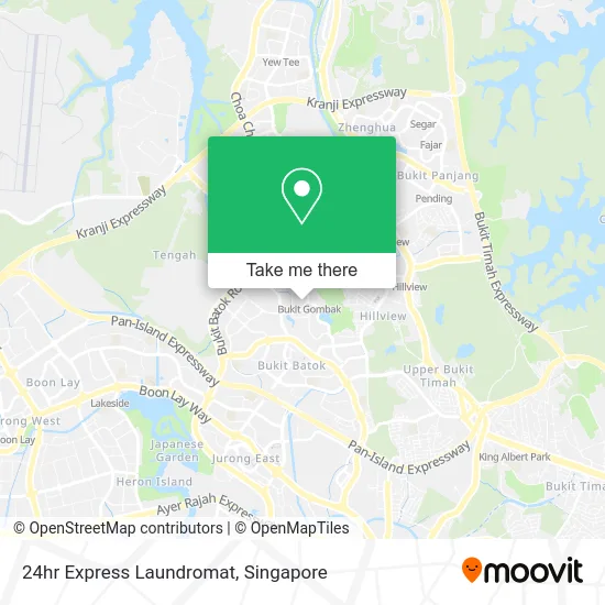24hr Express Laundromat map