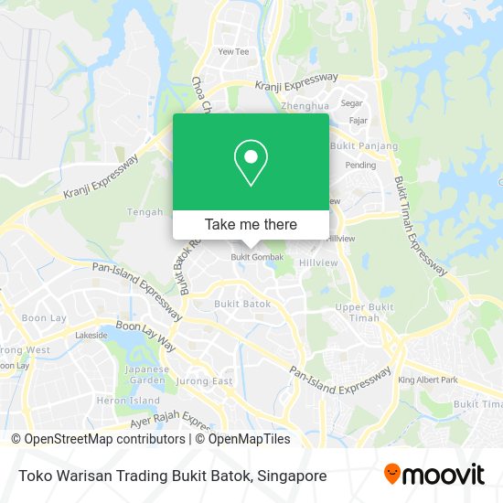 Toko Warisan Trading Bukit Batok map