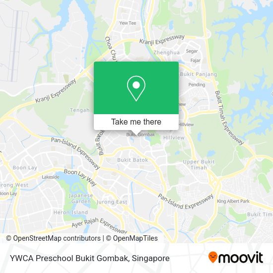 YWCA Preschool Bukit Gombak map