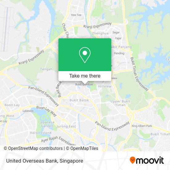 United Overseas Bank map