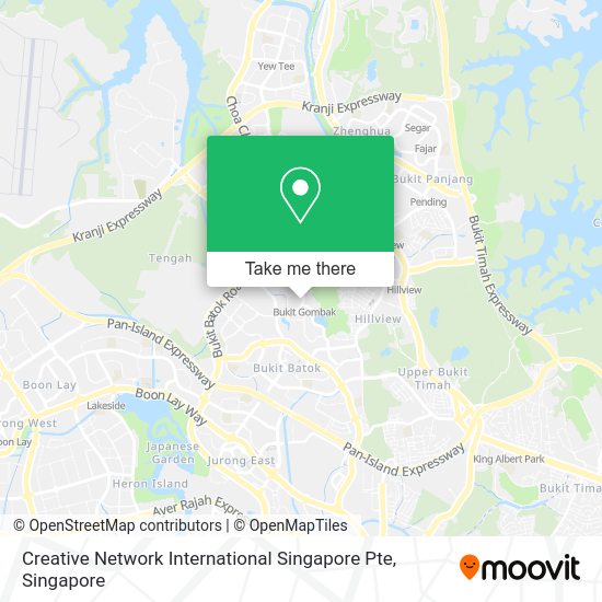 Creative Network International Singapore Pte map