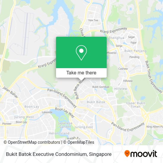 Bukit Batok Executive Condominium map