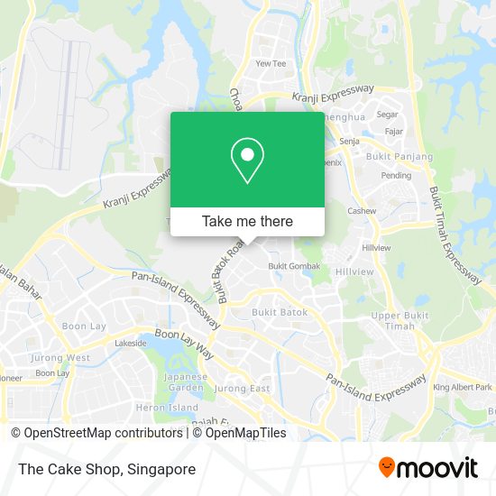 The Cake Shop map