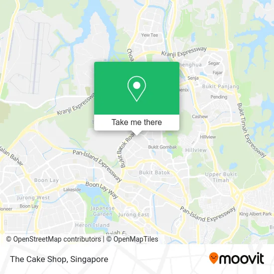 The Cake Shop map