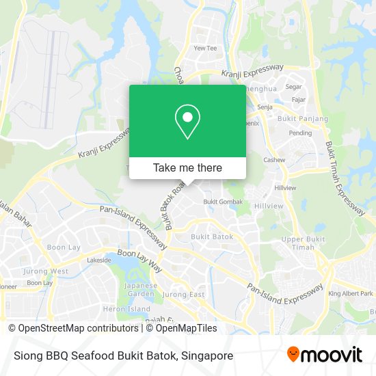 Siong BBQ Seafood Bukit Batok map
