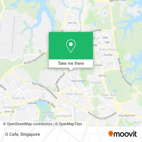 O Cafe map