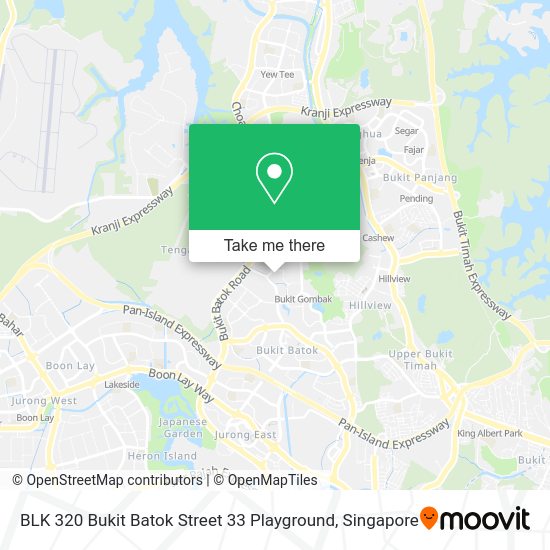 BLK 320 Bukit Batok Street 33 Playground map