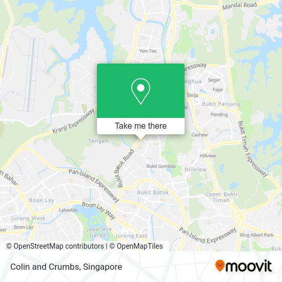 Colin and Crumbs map