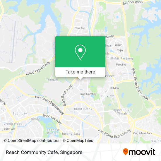 Reach Community Cafe map