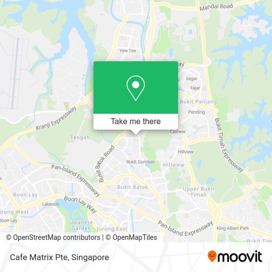 Cafe Matrix Pte map