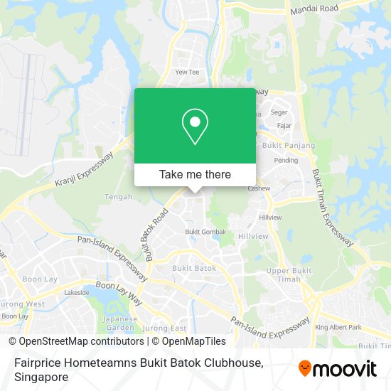 Fairprice Hometeamns Bukit Batok Clubhouse map