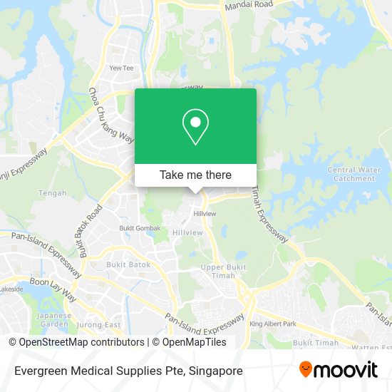 Evergreen Medical Supplies Pte map