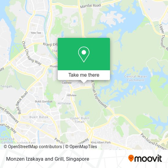 Monzen Izakaya and Grill map
