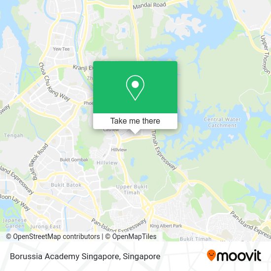 Borussia Academy Singapore map