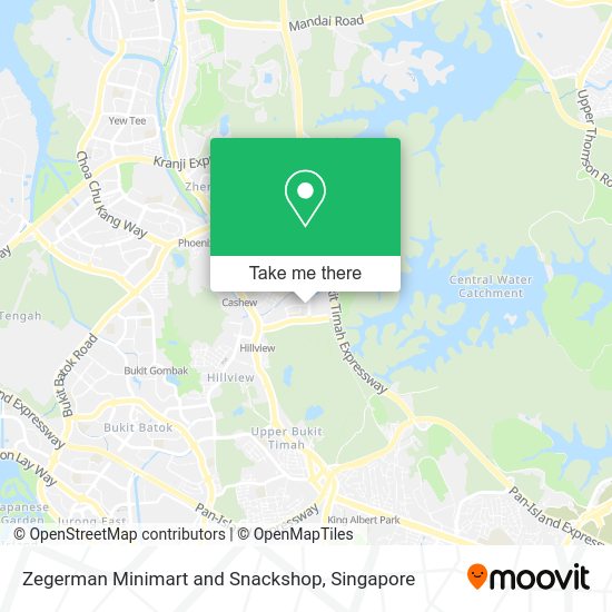 Zegerman Minimart and Snackshop map