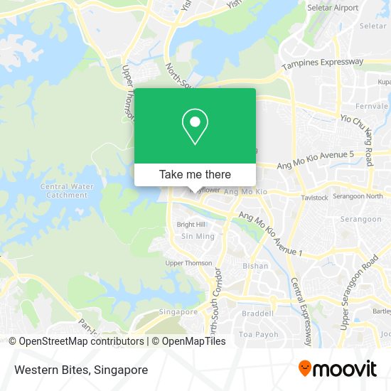 Western Bites map