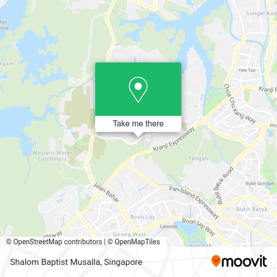 Shalom Baptist Musalla map