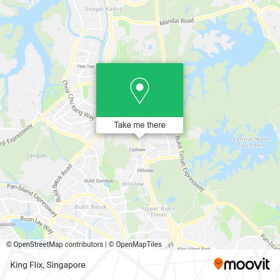 King Flix map