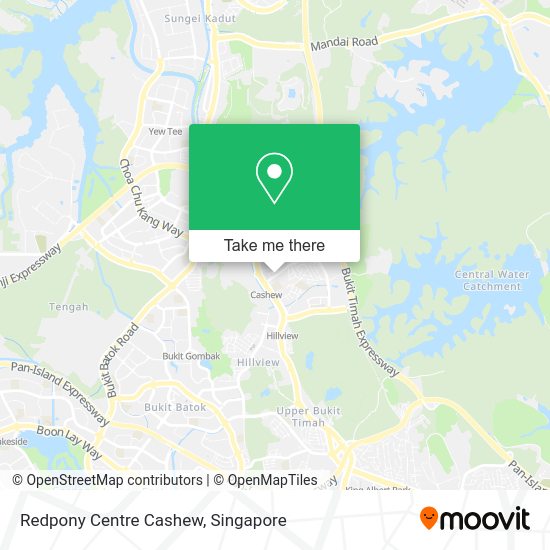 Redpony Centre Cashew map
