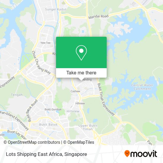 Lots Shipping East Africa map