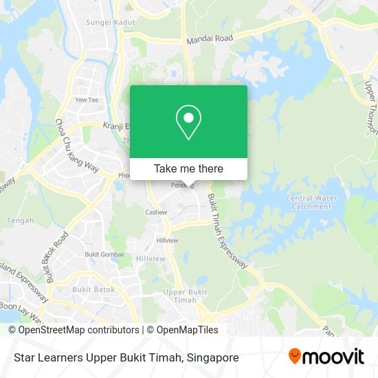 Star Learners Upper Bukit Timah map