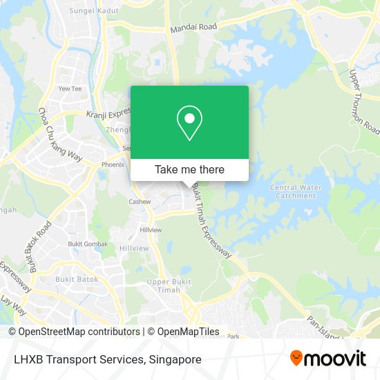 LHXB Transport Services map