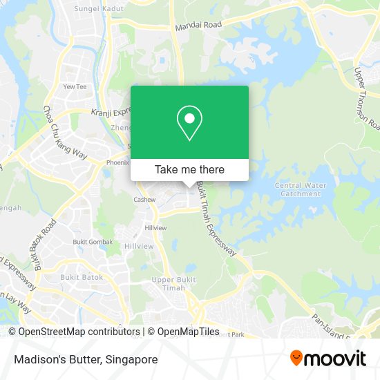 Madison's Butter map