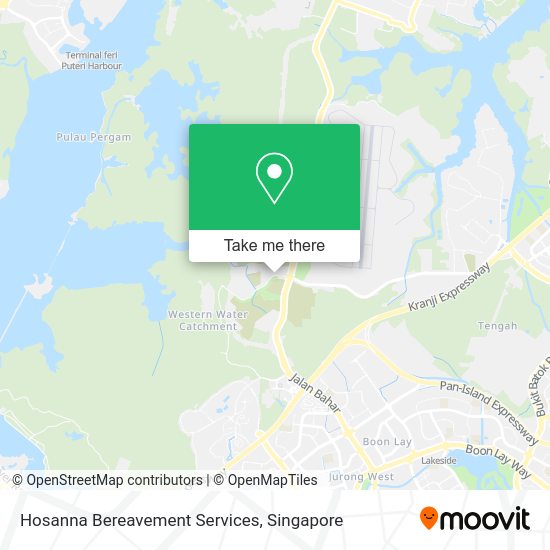 Hosanna Bereavement Services map