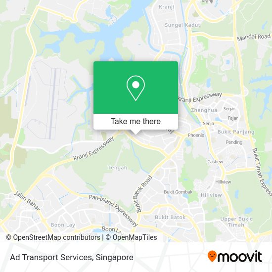 Ad Transport Services map