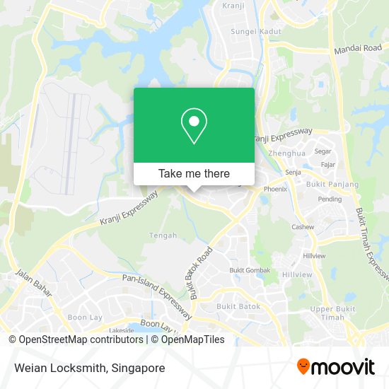 Weian Locksmith map