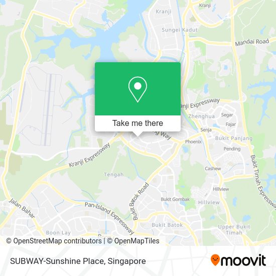 SUBWAY-Sunshine Place map