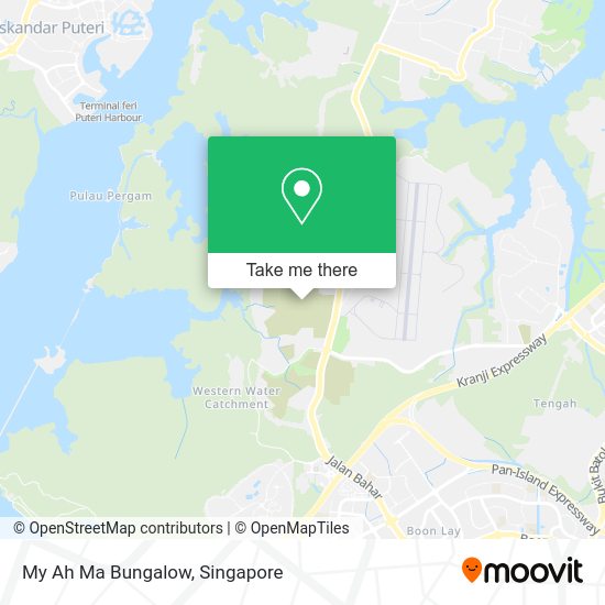 My Ah Ma Bungalow map