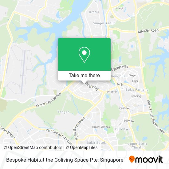 Bespoke Habitat the Coliving Space Pte map