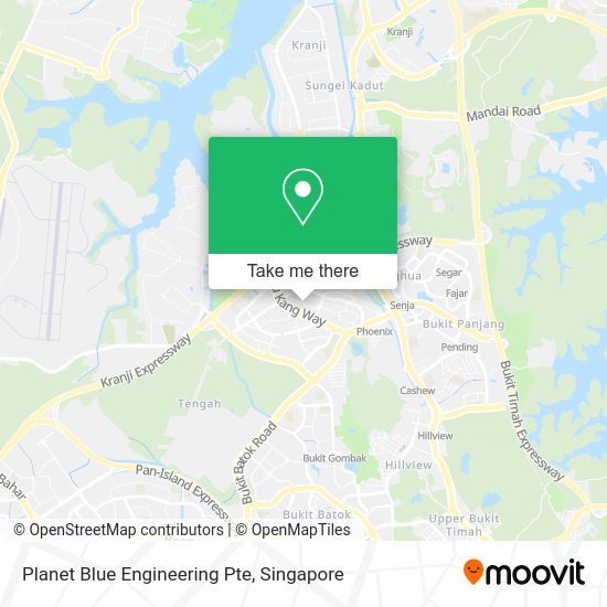 Planet Blue Engineering Pte map