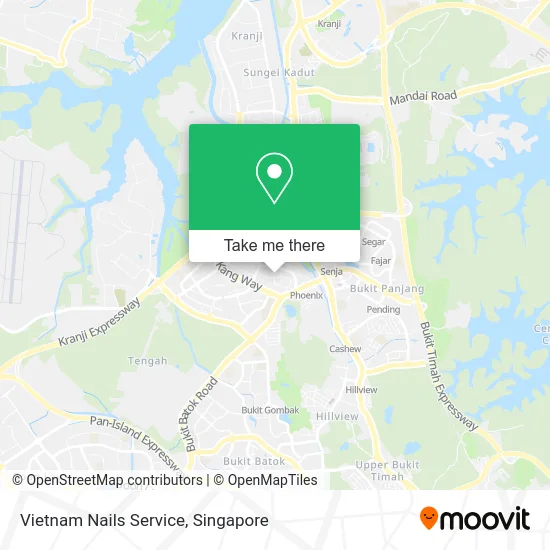 Vietnam Nails Service map
